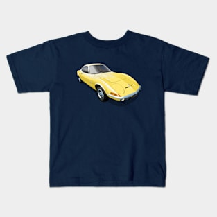 1972 Opel GT in yellow Kids T-Shirt